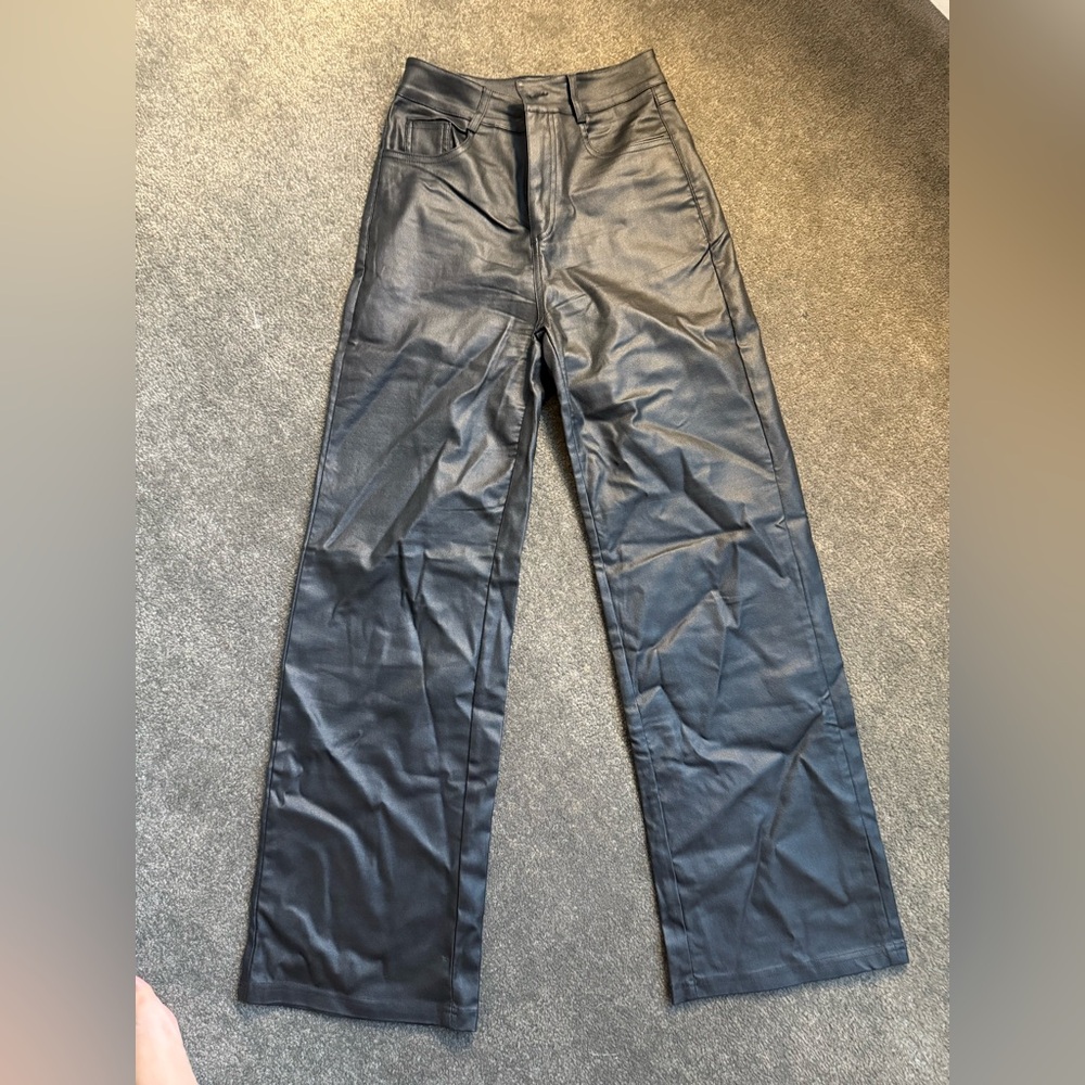 SHEIN Black Wide Leg Pants